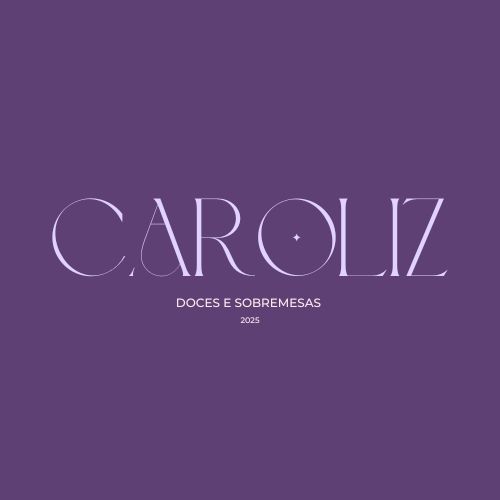 Logo da Caroliz, marca de doces e sobremesas