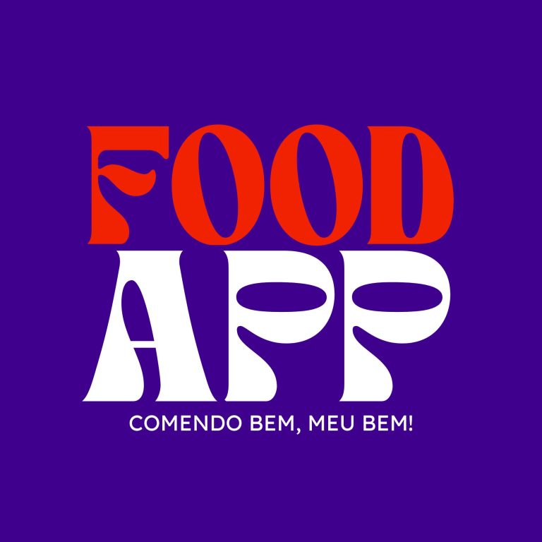Identidade visual do Food App, aplicativo de pedidos de comida.